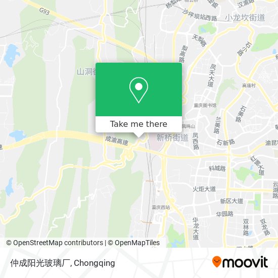 仲成阳光玻璃厂 map