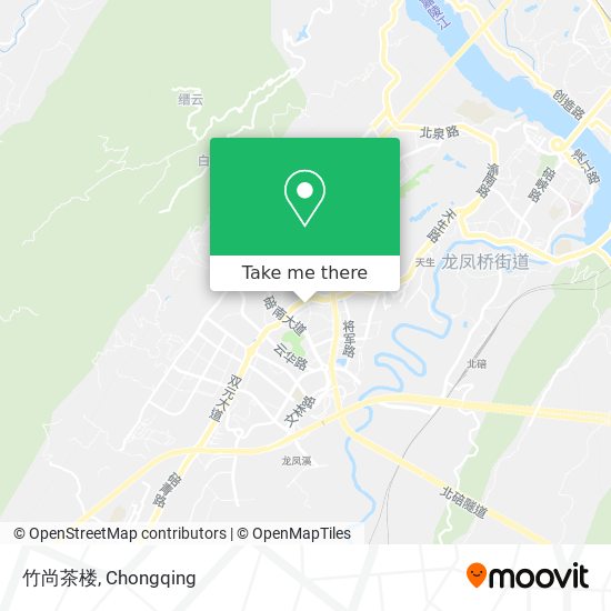 竹尚茶楼 map