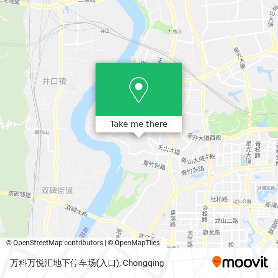 万科万悦汇地下停车场(入口) map