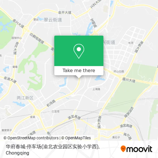 华府春城-停车场(渝北农业园区实验小学西) map