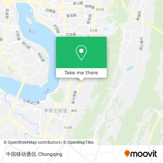 中国移动通信 map