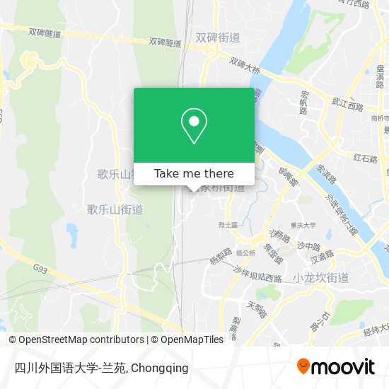 四川外国语大学-兰苑 map