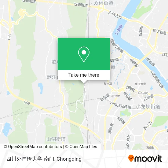 四川外国语大学-南门 map