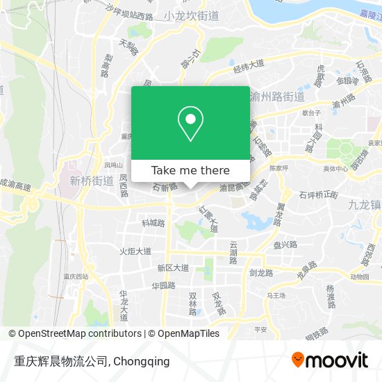 重庆辉晨物流公司 map