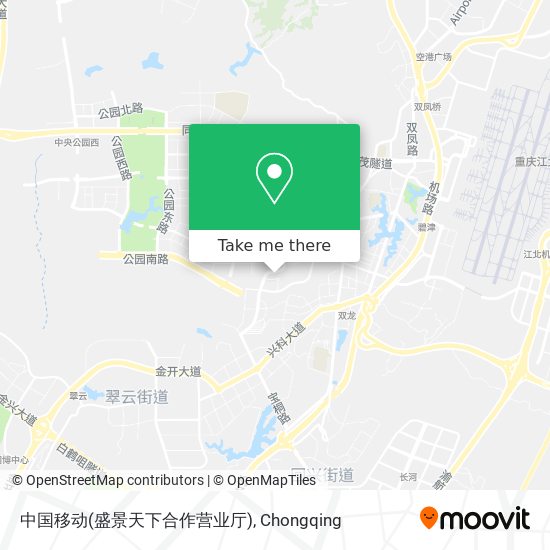 中国移动(盛景天下合作营业厅) map