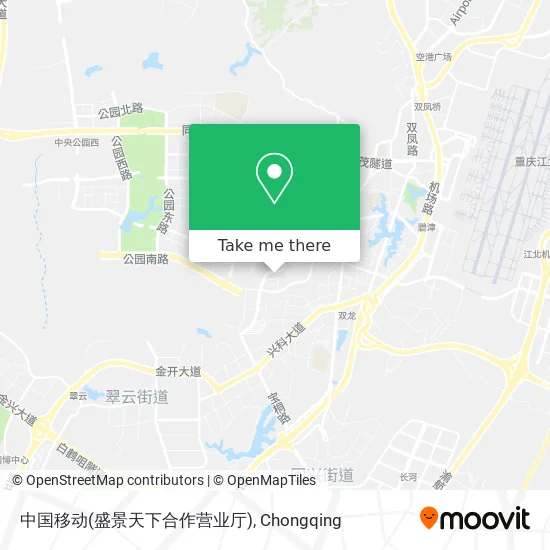 中国移动(盛景天下合作营业厅) map
