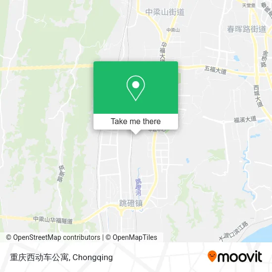 重庆西动车公寓 map