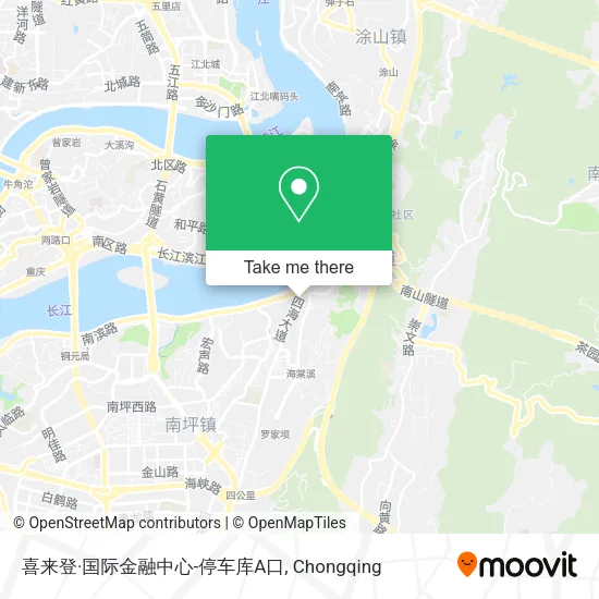 喜来登·国际金融中心-停车库A口 map