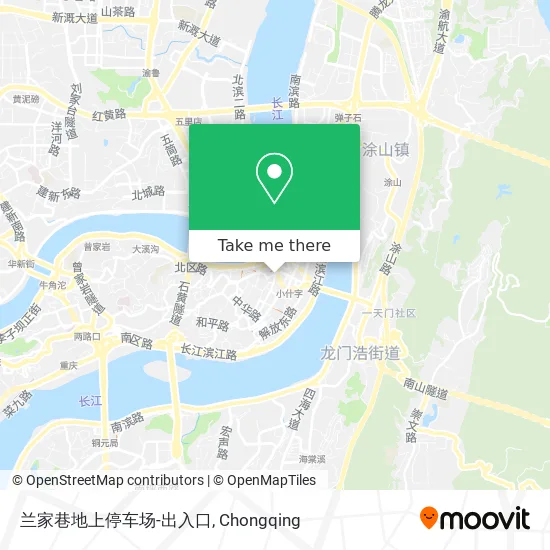 兰家巷地上停车场-出入口 map