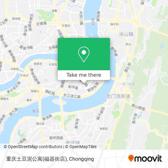 重庆土豆泥公寓(磁器街店) map