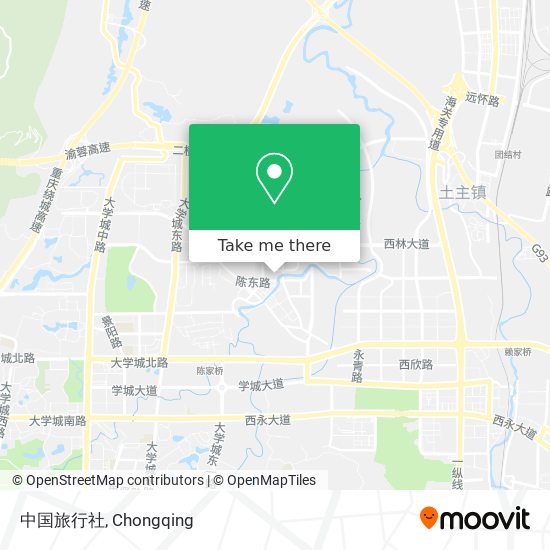 中国旅行社 map