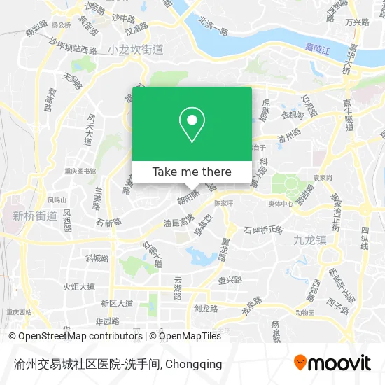 渝州交易城社区医院-洗手间 map