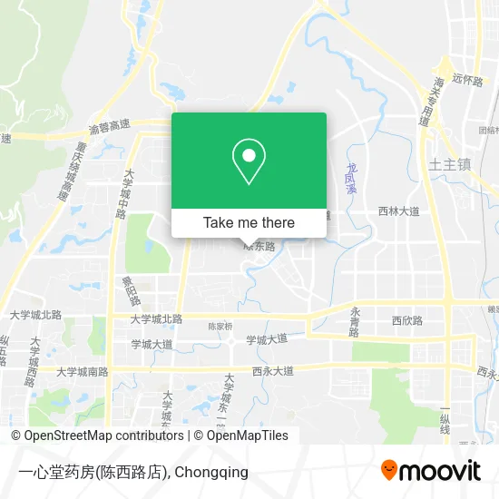 一心堂药房(陈西路店) map