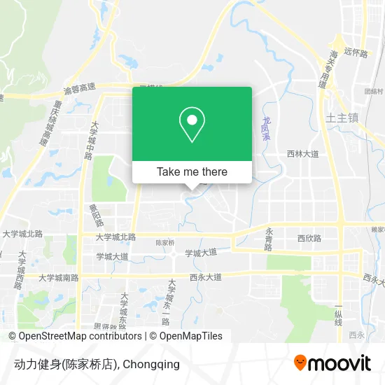 动力健身(陈家桥店) map