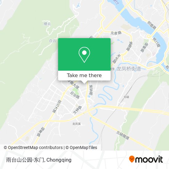 雨台山公园-东门 map