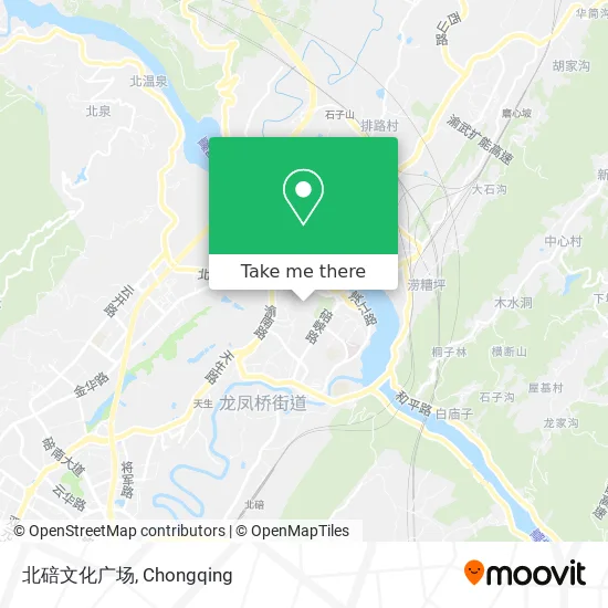 北碚文化广场 map