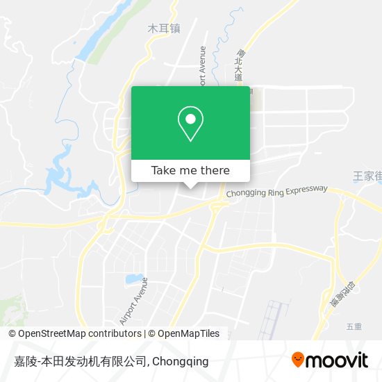 嘉陵-本田发动机有限公司 map