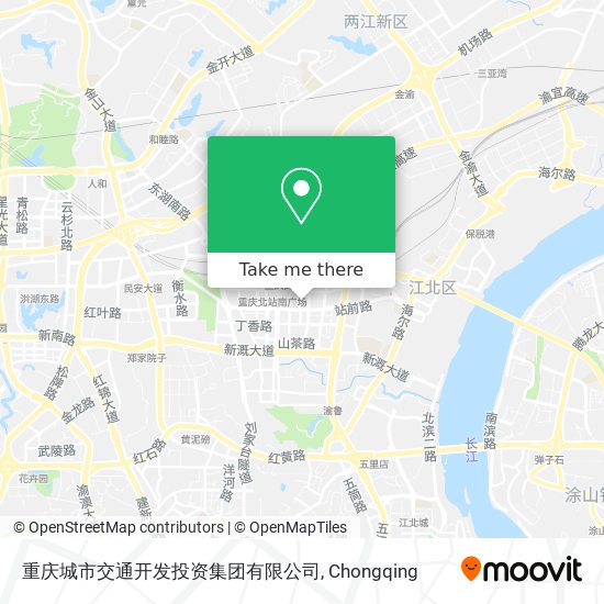 重庆城市交通开发投资集团有限公司 map