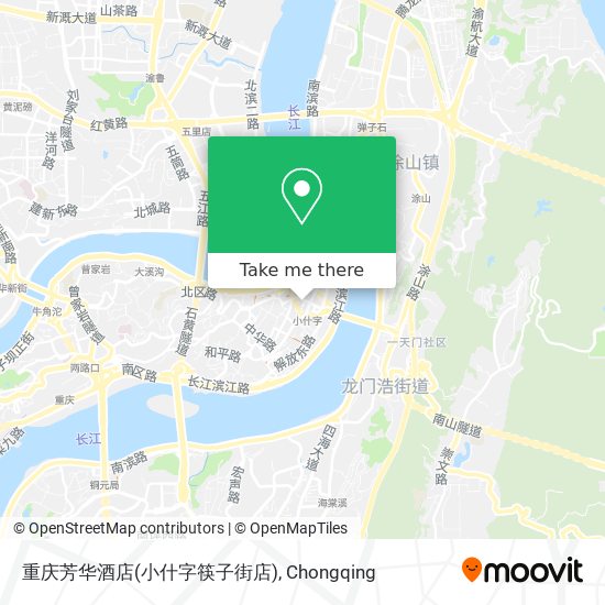 重庆芳华酒店(小什字筷子街店) map