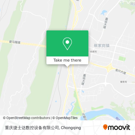 重庆捷士达数控设备有限公司 map