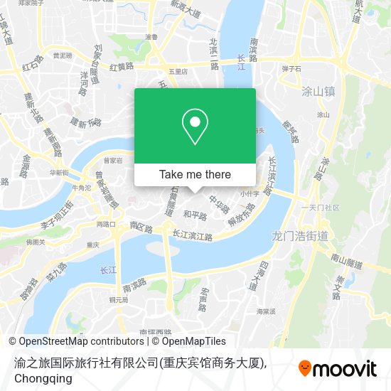 渝之旅国际旅行社有限公司(重庆宾馆商务大厦) map