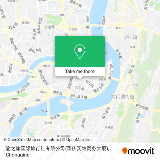渝之旅国际旅行社有限公司(重庆宾馆商务大厦) map
