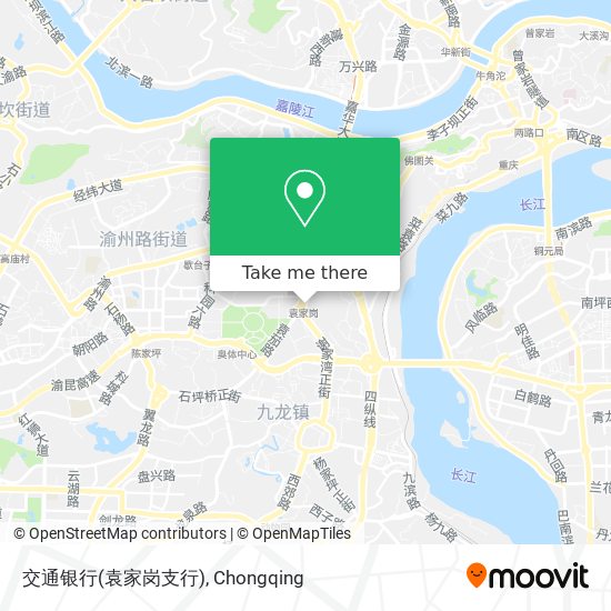 交通银行(袁家岗支行) map