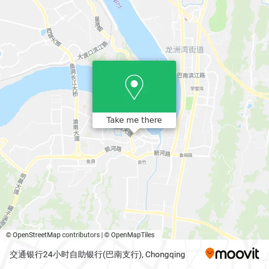 交通银行24小时自助银行(巴南支行) map