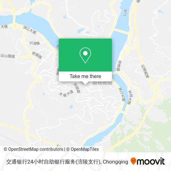 交通银行24小时自助银行服务(涪陵支行) map