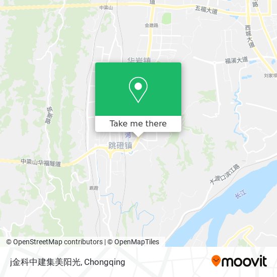 j金科中建集美阳光 map