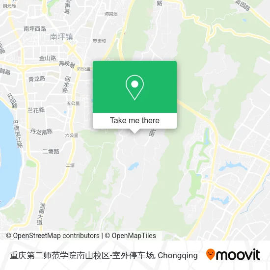 重庆第二师范学院南山校区-室外停车场 map