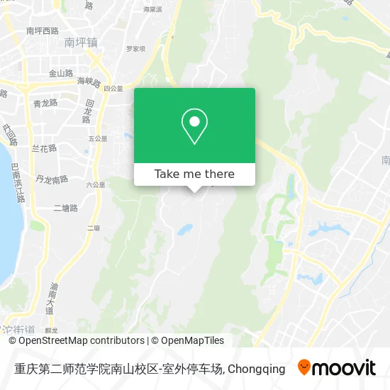 重庆第二师范学院南山校区-室外停车场 map