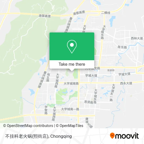 不挂科老火锅(熙街店) map