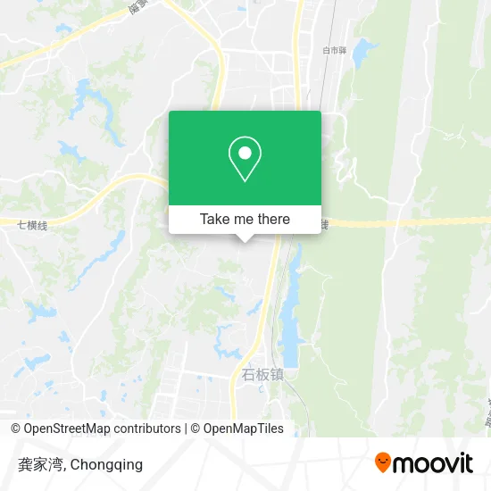 龚家湾 map