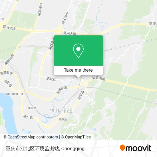 重庆市江北区环境监测站 map