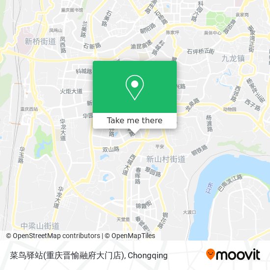 菜鸟驿站(重庆晋愉融府大门店) map