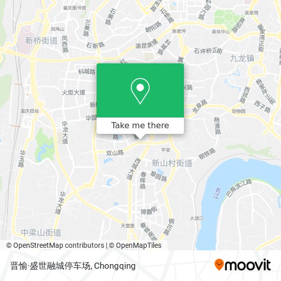 晋愉·盛世融城停车场 map