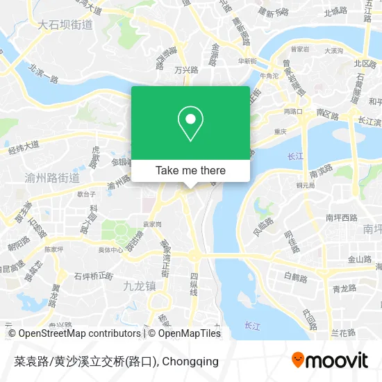 菜袁路/黄沙溪立交桥(路口) map