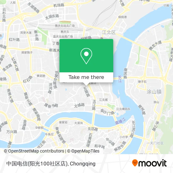 中国电信(阳光100社区店) map