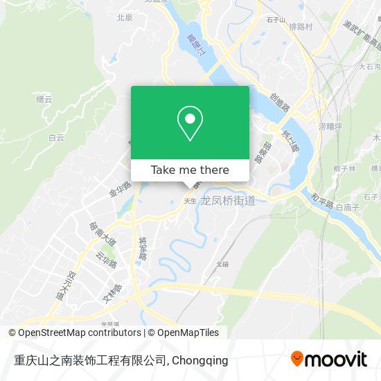 重庆山之南装饰工程有限公司 map