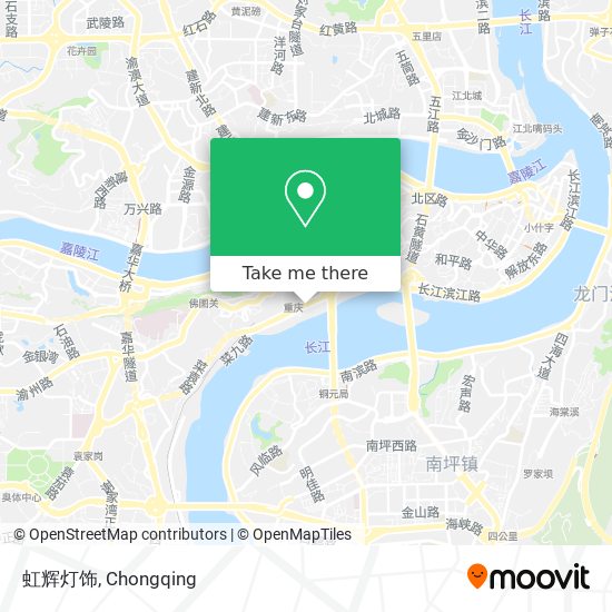 虹辉灯饰 map