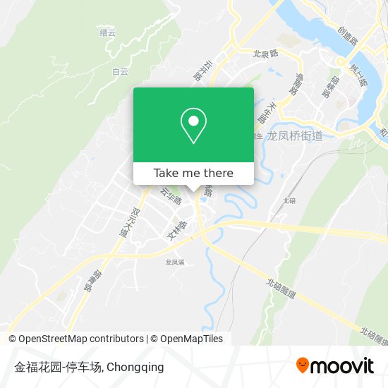 金福花园-停车场 map