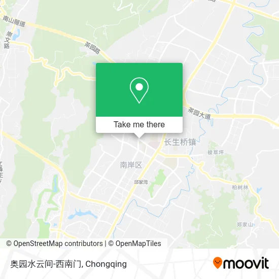 奥园水云间-西南门 map