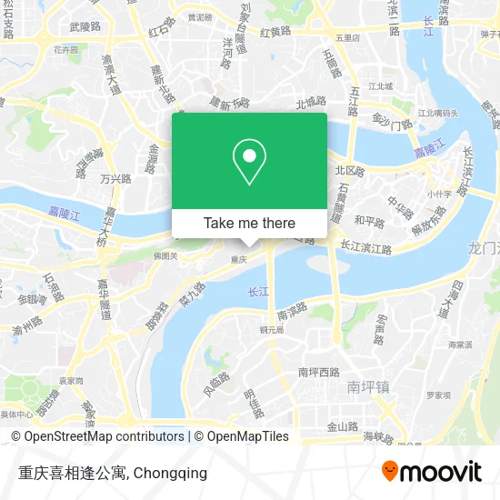 重庆喜相逢公寓 map