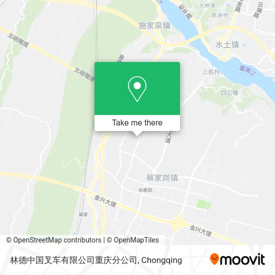 林德中国叉车有限公司重庆分公司 map