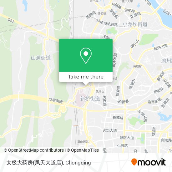 太极大药房(凤天大道店) map