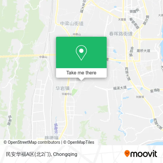 民安华福A区(北2门) map