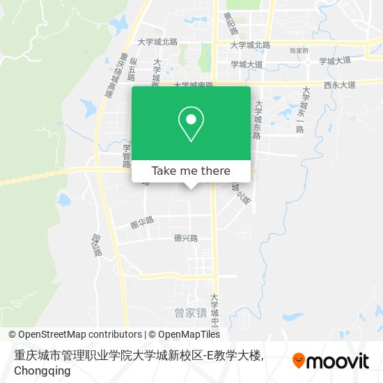 重庆城市管理职业学院大学城新校区-E教学大楼 map