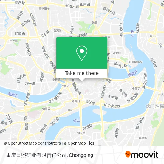 重庆日照矿业有限责任公司 map
