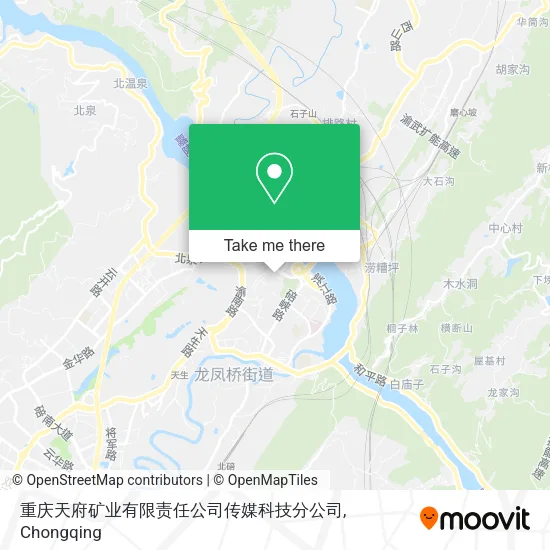 重庆天府矿业有限责任公司传媒科技分公司 map